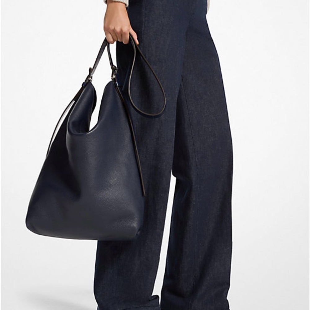 NIB Michael Kors Collection Kiera Blue Hobo/Tote Bag